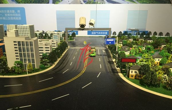 山西模型公司——路邊停車場景演示